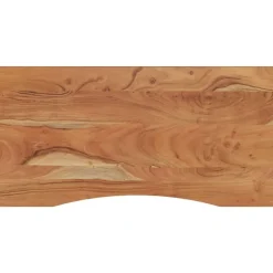 vidaXL Bureaublad rechthoekig 110x60x2,5 cm massief acaciahout
