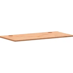 vidaXL Bureaublad 100x50x1,5 cm massief beukenhout