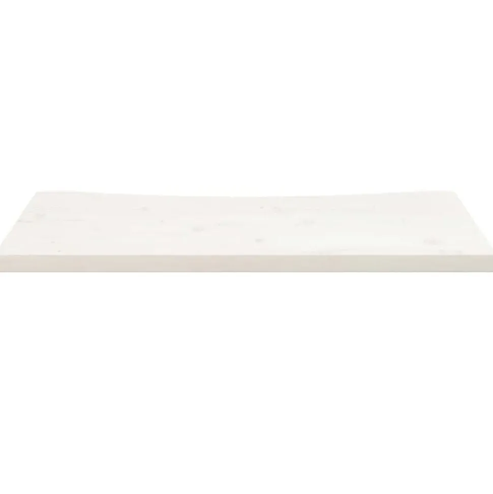 vidaXL Bureaublad 80x40x2,5 cm massief grenenhout wit