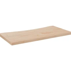 vidaXL Bureaublad 80x40x2,5 cm massief grenenhout