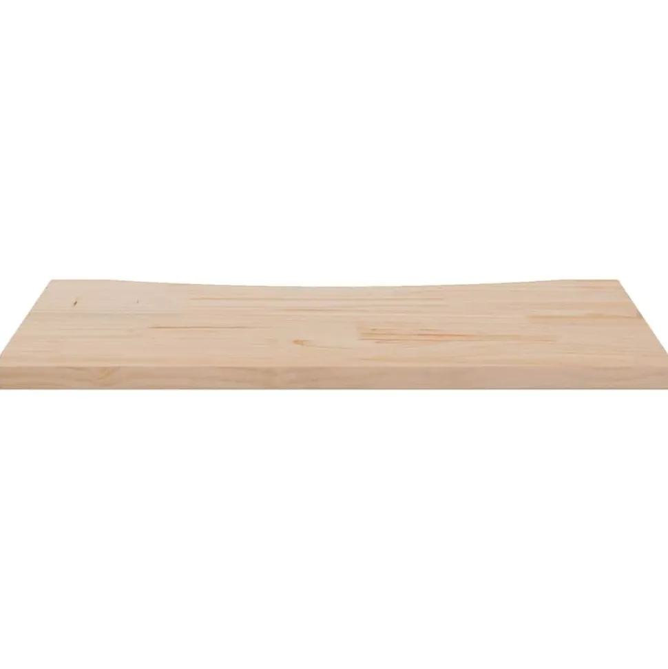 vidaXL Bureaublad 80x40x2,5 cm massief grenenhout