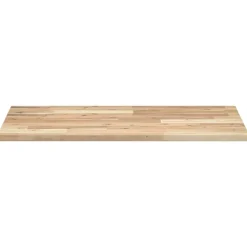 vidaXL Bureaublad 80x50x2 cm onbehandeld massief acaciahout