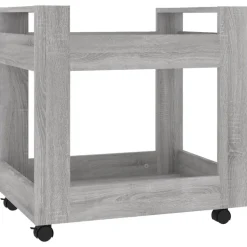 vidaXL Bureaukastje 60x45x60 cm bewerkt hout grijs sonoma eikenkleurig