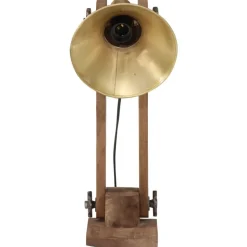 vidaXL Bureaulamp 25 W E27 23x13x52 cm antiek messing