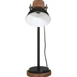 vidaXL Bureaulamp 25 W E27 18x18x60 cm zwart