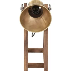 vidaXL Bureaulamp 25 W E27 30x17x40 cm antiek messingkleurig