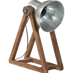 vidaXL Bureaulamp 25 W E27 30x17x40 cm vintage zilverkleurig