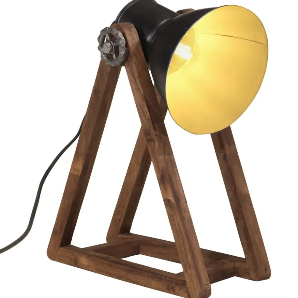 vidaXL Bureaulamp 25 W E27 30x17x40 cm zwart