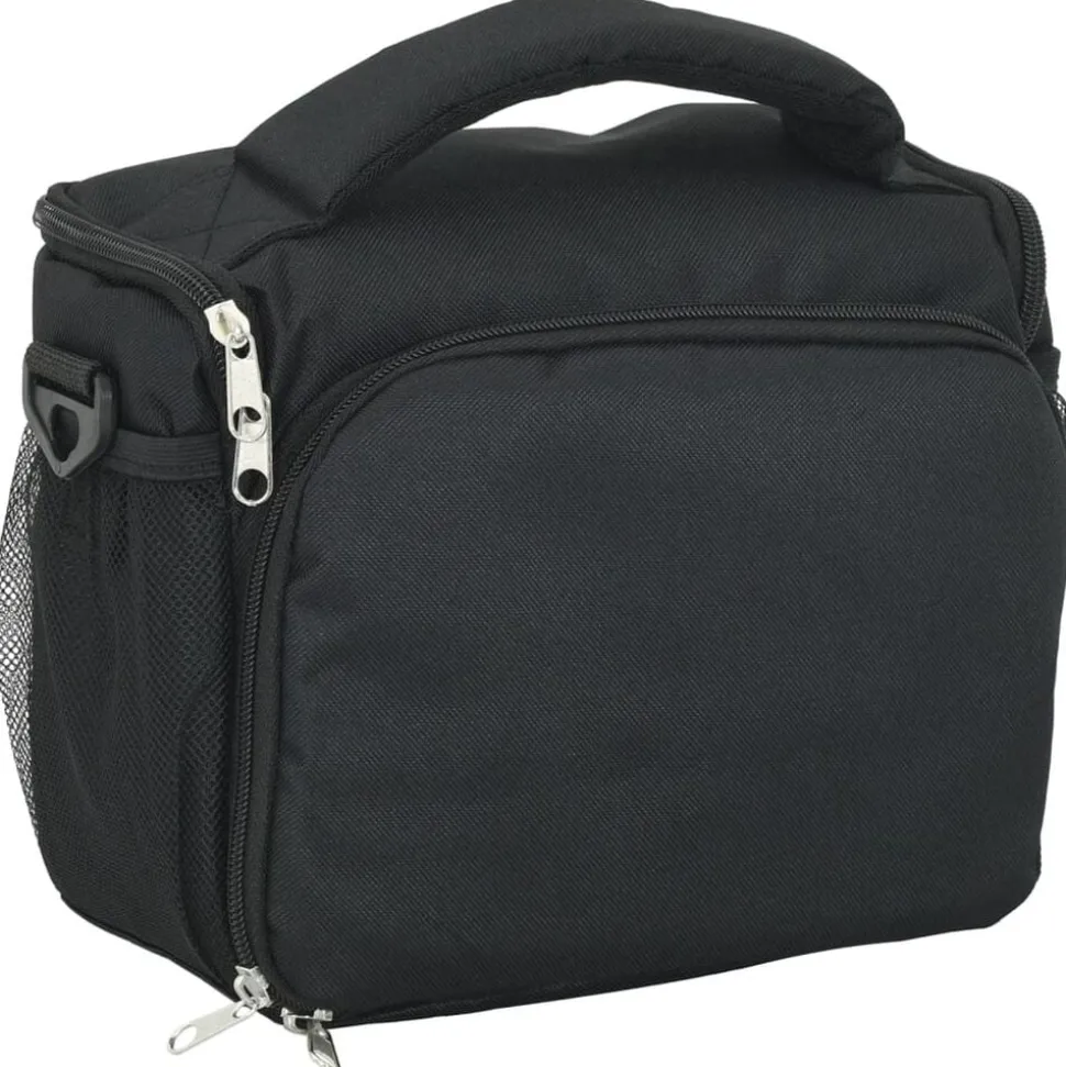 vidaXL Cameratas met waterdichte hoes oxford stof zwart