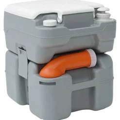 vidaXL Camping Toilet Grijs 41,5 x 36,5 x 42 cm