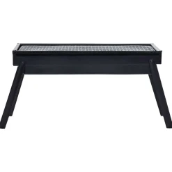vidaXL Campingbarbecue draagbaar 60x22,5x33 cm roestvrij