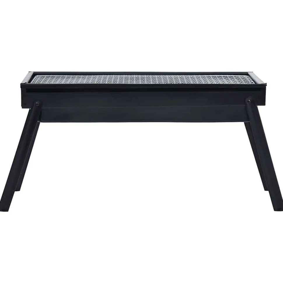 vidaXL Campingbarbecue draagbaar 60x22,5x33 cm roestvrij