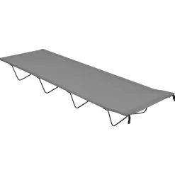 vidaXL Campingbed 180x60x19 cm oxford stof en staal grijs