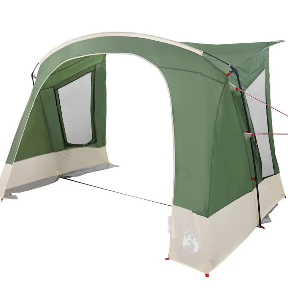 vidaXL Caravan Tent 3-Persoon met dak Groen 330 x 252 x 245 cm