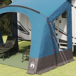 vidaXL Caravan Tent 3-Persoon met dak Blauw 330 x 252 x 245 cm