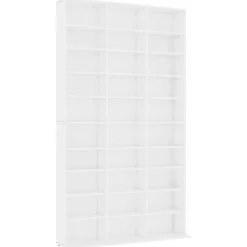 vidaXL Cd-kast 102x23x177,5 cm bewerkt hout wit