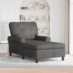 vidaXL Chaise Lounge met kussen Zwart 91 x 157 x 91 cm Nep Leer
