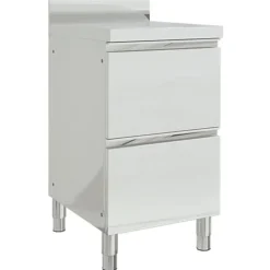 vidaXL Commerciële keukenkasten 2 stuks 50x60x96 cm roestvrij staal