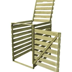 vidaXL Containerberging enkel 240 L geïmpregneerd hout