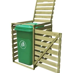 vidaXL Containerberging enkel 240 L geïmpregneerd hout