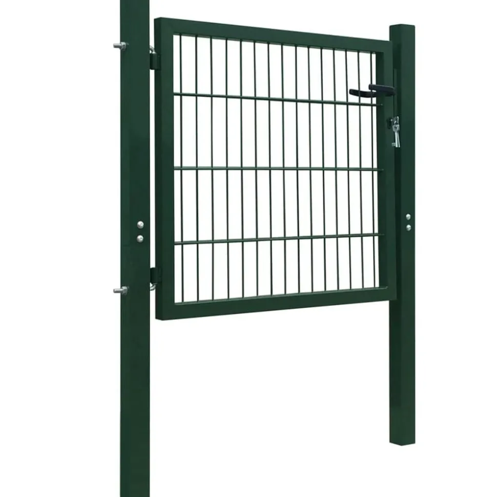 vidaXL 2D Hekpoort (Enkel) Groen 100x80 cm