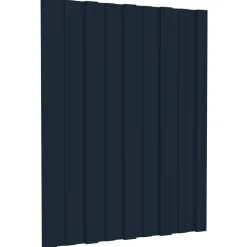 vidaXL Dakpaneel 12 pcs Antraciet 60 x 45 cm Gegalvaniseerd staal