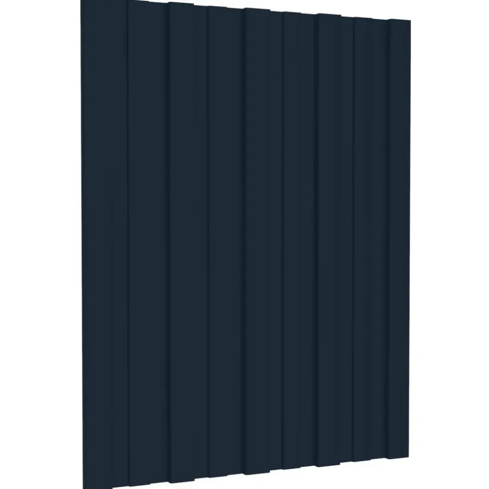 vidaXL Dakpaneel 12 pcs Antraciet 60 x 45 cm Gegalvaniseerd staal