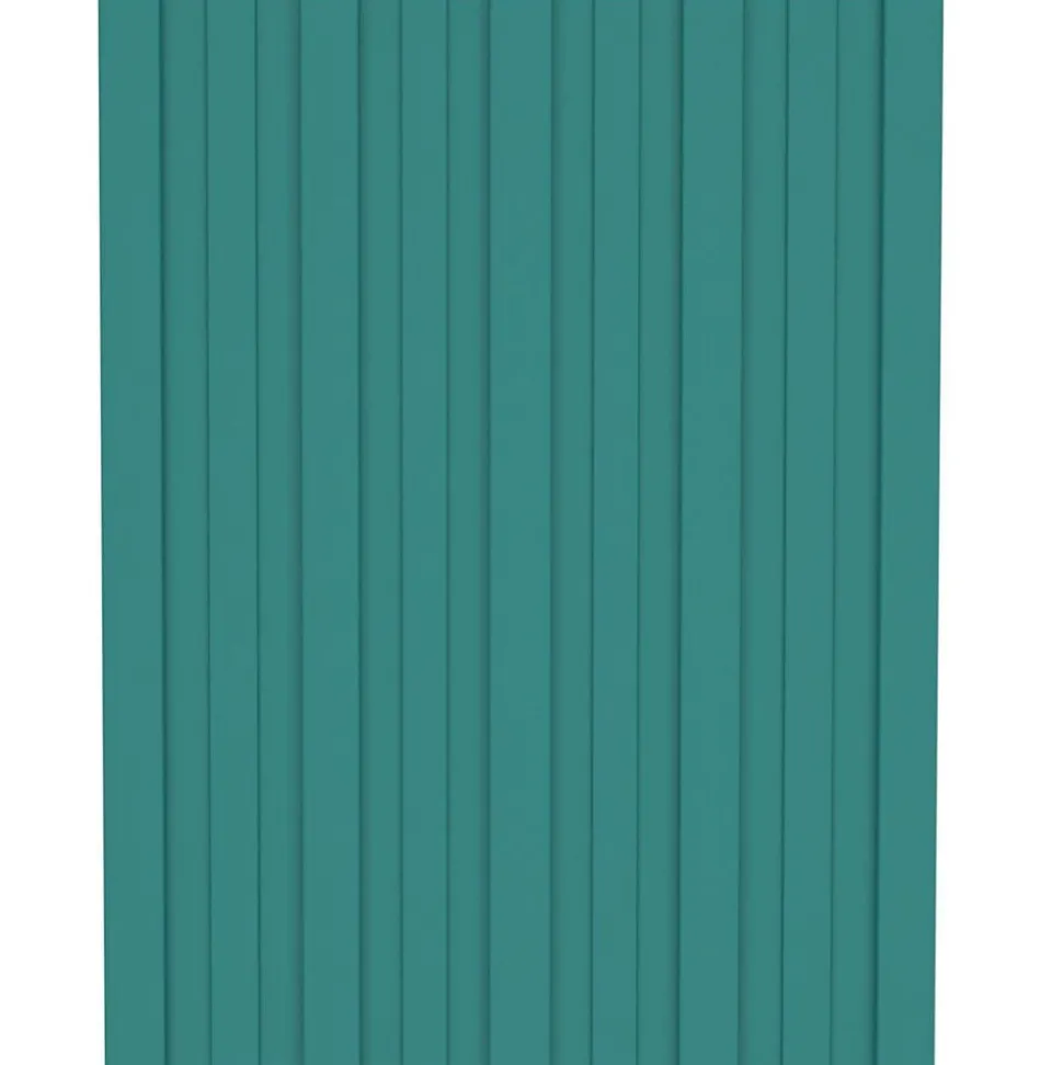 vidaXL Dakpaneel 12 pcs Groen 60 x 45 cm Gegalvaniseerd staal