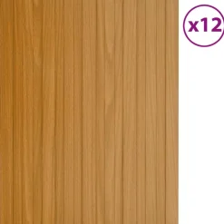vidaXL Dakpaneel 12 pcs Naturel 60 x 45 cm Gegalvaniseerd staal