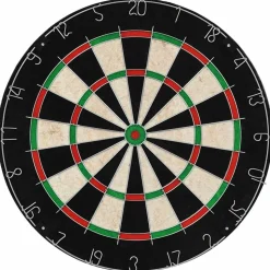 vidaXL Dartbord professioneel met kast en 6 darts sisal