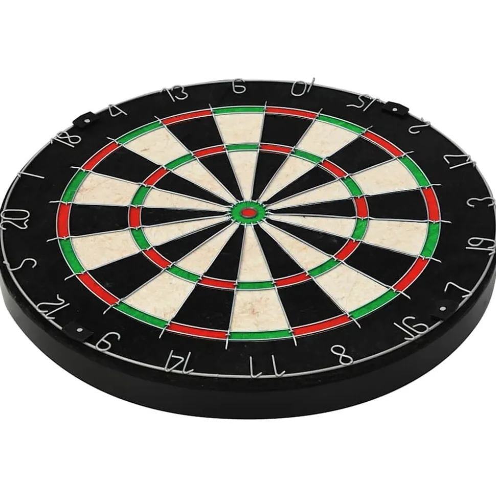 vidaXL Dartbord professioneel met 6 darts sisal