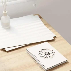 vidaXL Decorpanelen 12 pcs Wit 30 x 30 x 0,27 cm Bewerkt hout