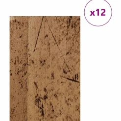 vidaXL Decorpanelen 12 pcs Oudhout 40 x 60 x 0.27 cm Bewerkt hout