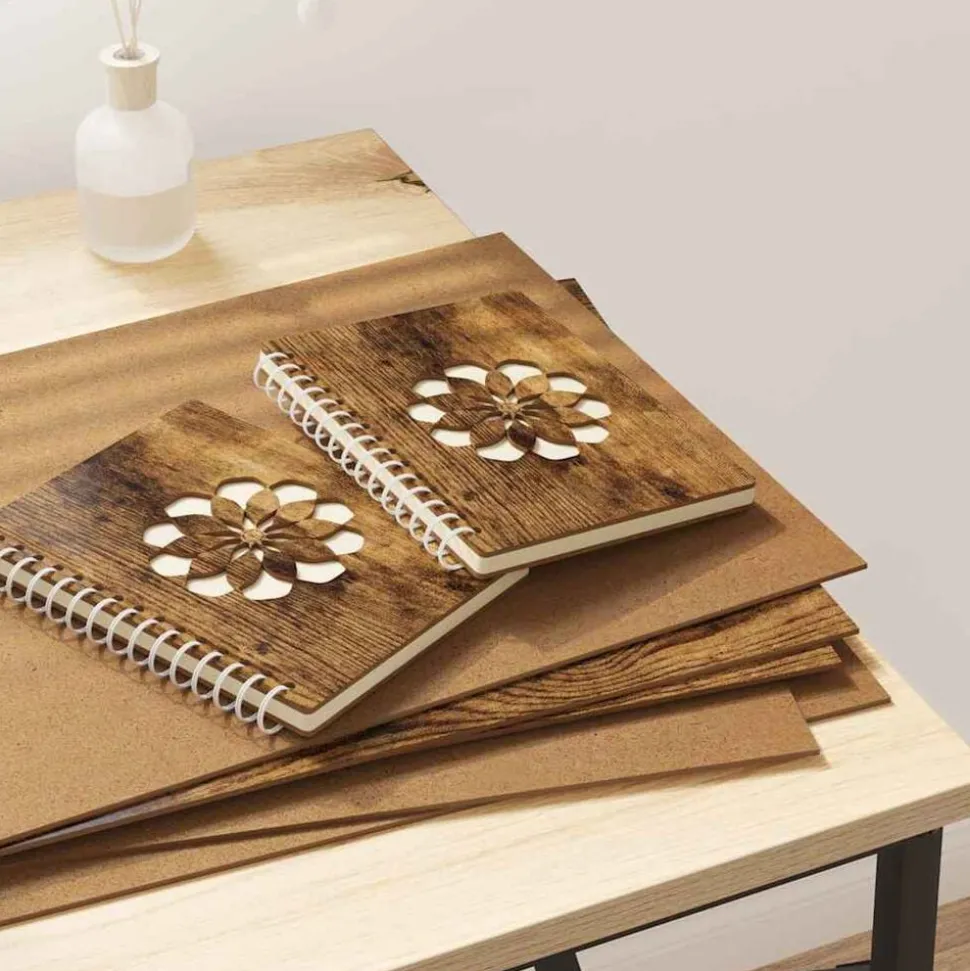 vidaXL Decorpanelen 12 pcs Gerookt eiken 30 x 42 x 0.27 cm