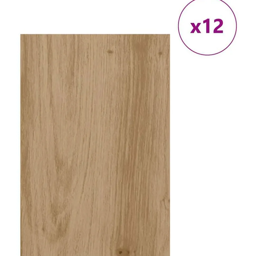 vidaXL Decorpanelen 12 pcs Artisan Eiken 40 x 60 x 0.27 cm