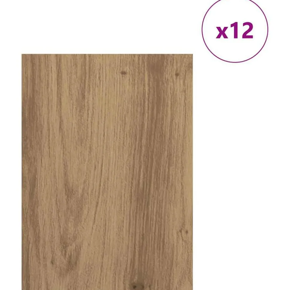 vidaXL Decorpanelen 12 pcs Artisan Eiken 15 x 21 x 0.27 cm