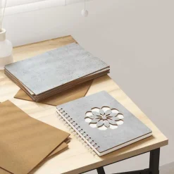 vidaXL Decorpanelen 12 pcs Beton Grijs 21 x 30 x 0,27 cm Bewerkt hout