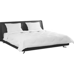 vidaXL Dekbed met kussen 3 pcs Wit Microfibre