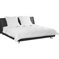 vidaXL Dekbed met kussen 3 pcs Wit Microfibre