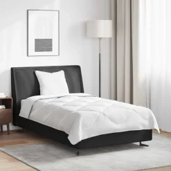 vidaXL Dekbed met kussen 2 pcs Wit Microvezel