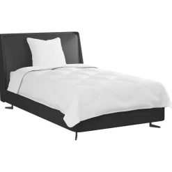 vidaXL Dekbed met kussen 2 pcs Wit Microvezel