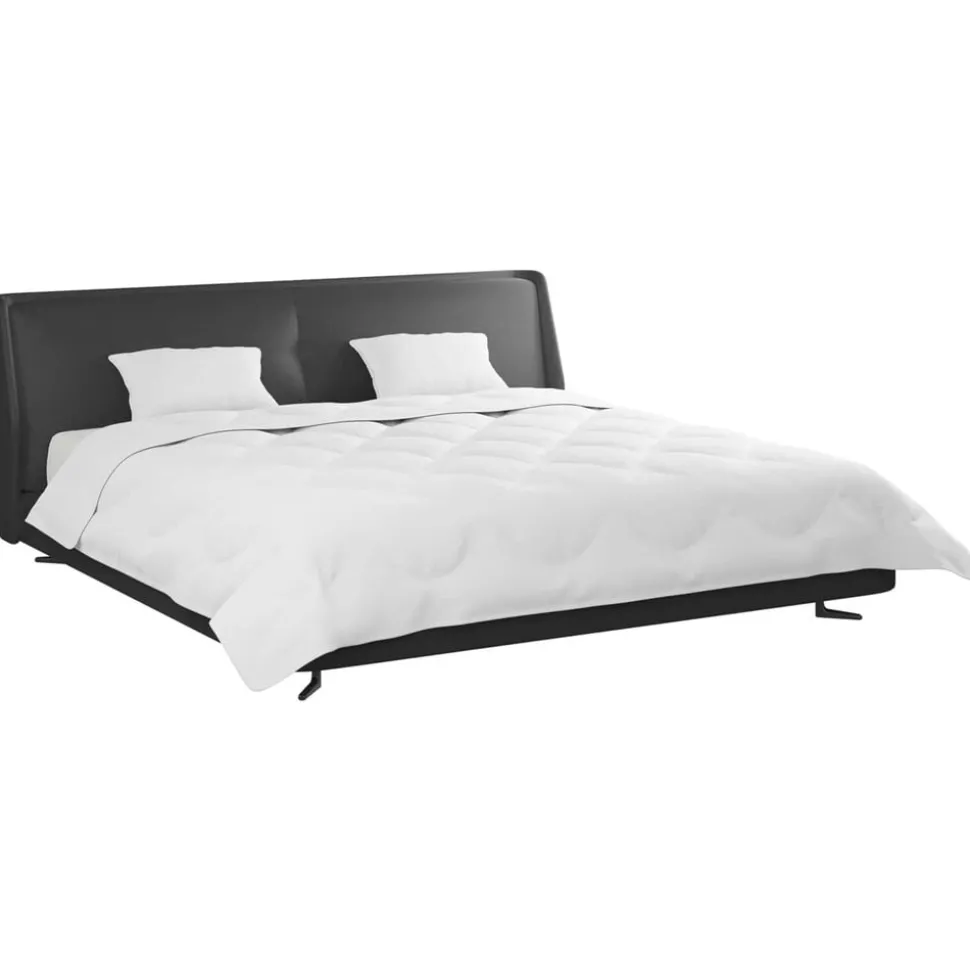 vidaXL Dekbed met kussen 3 pcs Wit Microfibre