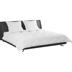 vidaXL Dekbed met kussen 3 pcs Wit Microfibre