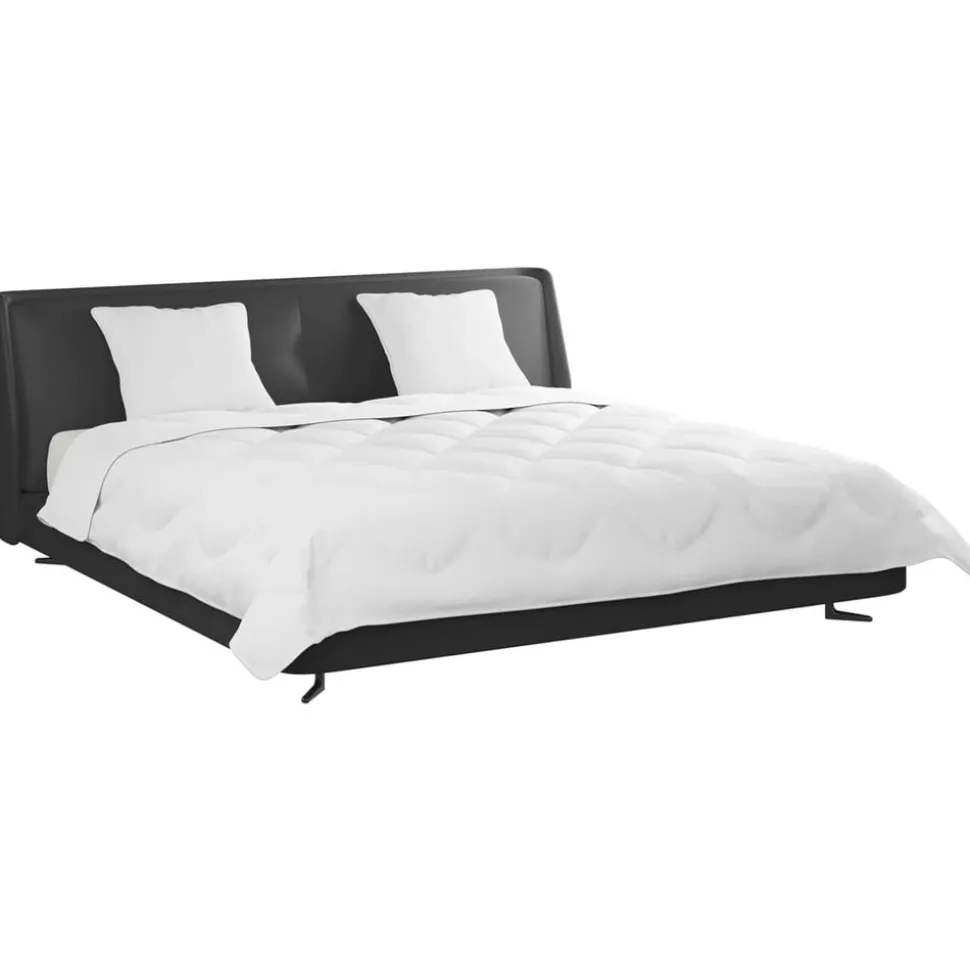 vidaXL Dekbed met kussen 3 pcs Wit Microfibre