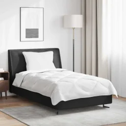 vidaXL Dekbed met kussen 2 pcs Wit Microvezel
