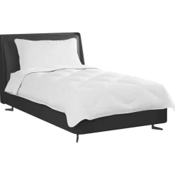 vidaXL Dekbed met kussen 2 pcs Wit Microvezel