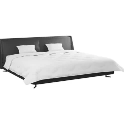 vidaXL Dekbed met Kussens 3 pcs Wit Microfiber en Dons Feather