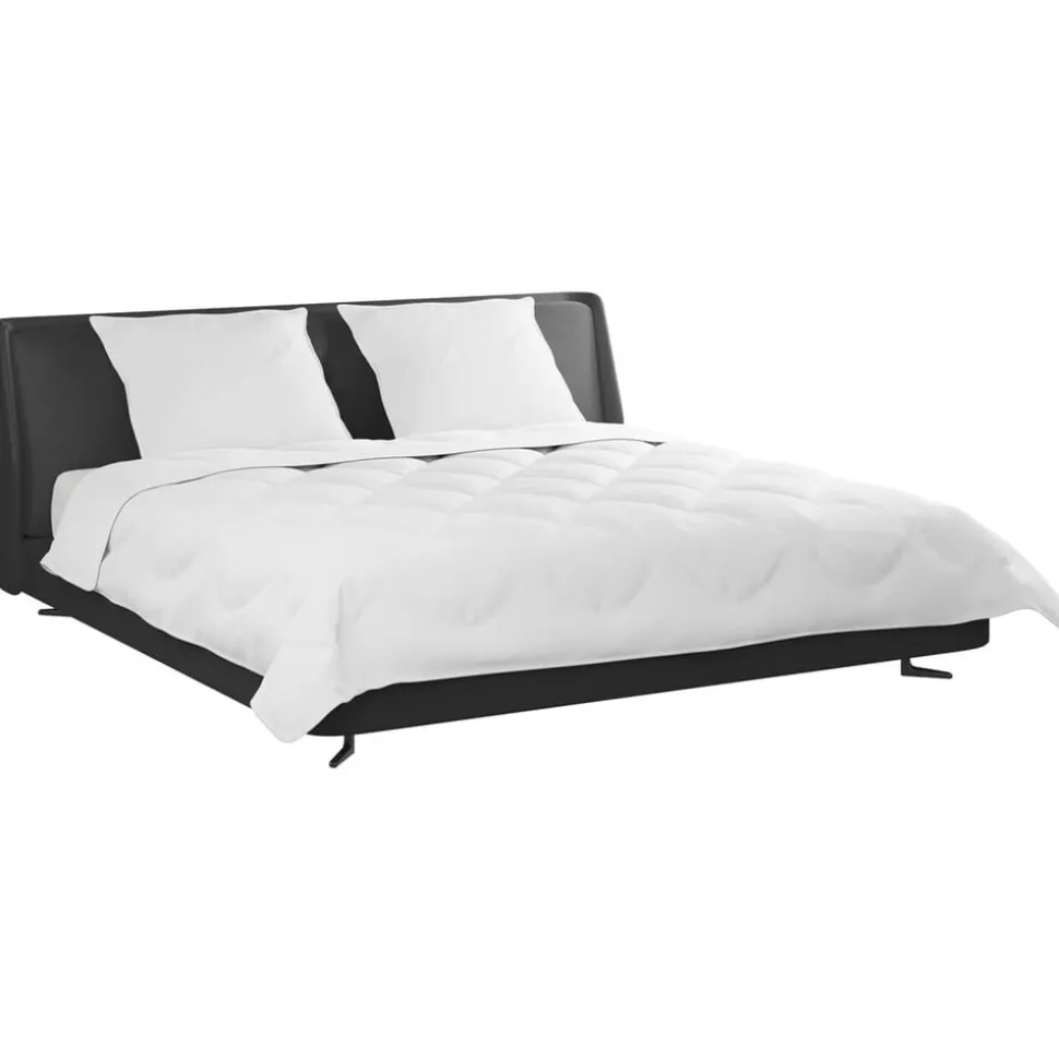 vidaXL Dekbed met Kussens met kussen 3 pcs Wit Microvezel