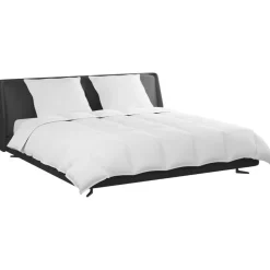 vidaXL Dekbed Set met kussen 3 pcs Wit Donsveertjes