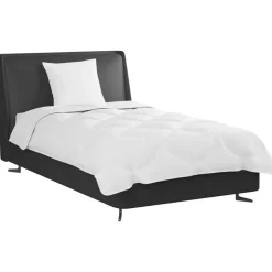 vidaXL Dekbed Set met kussen 2 pcs Wit Microfibre